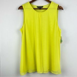 Eileen Fisher Women's Yellow Sleeveless Top
